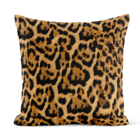 Coussin peau de Léopard (fausse)