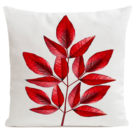 Coussin Red Leaves
