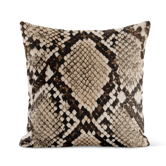 Coussin peau de Serpent (fausse)